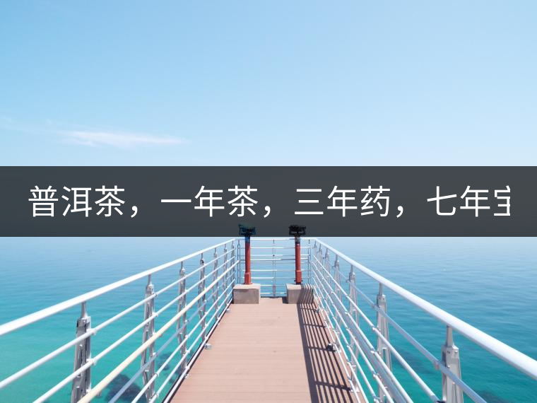 普洱茶，一年茶，三年藥，七年寶2020年為自己存點好茶