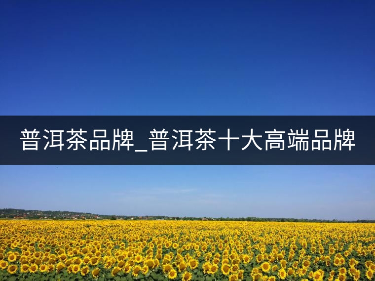 普洱茶品牌_普洱茶十大高端品牌_哪個(gè)牌子好？