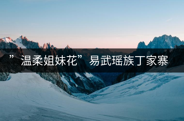 ”溫柔姐妹花”易武瑤族丁家寨、漢族丁家寨介紹