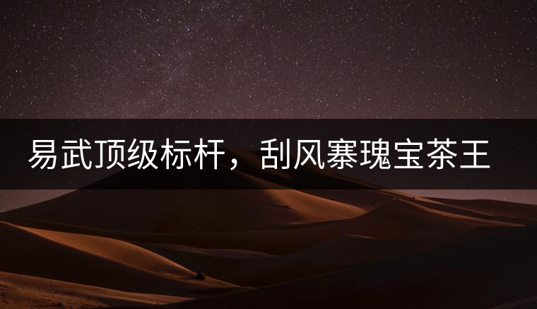 易武頂級標(biāo)桿，刮風(fēng)寨瑰寶茶王樹古樹茶