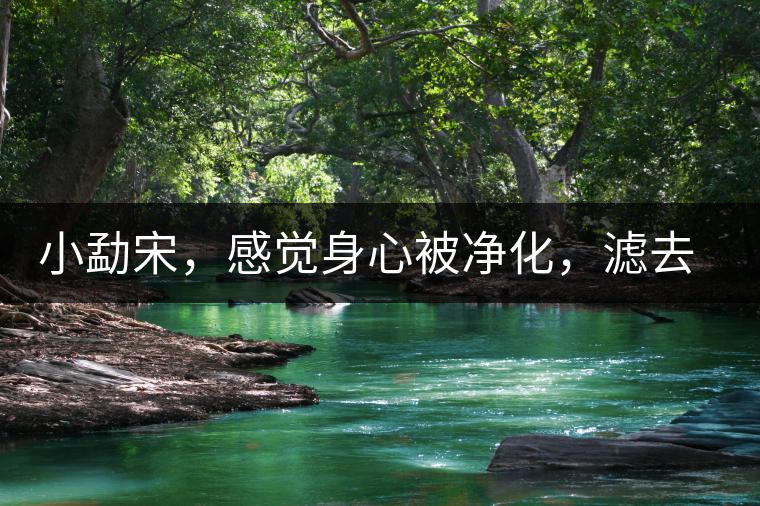 小勐宋，感覺(jué)身心被凈化，濾去塵世的浮躁