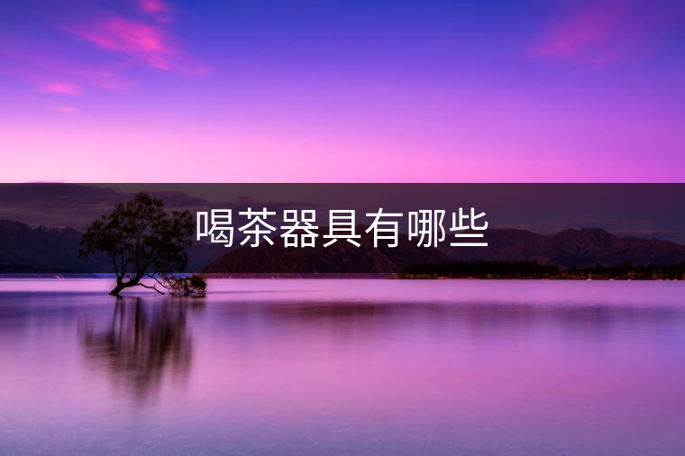 喝茶器具有哪些