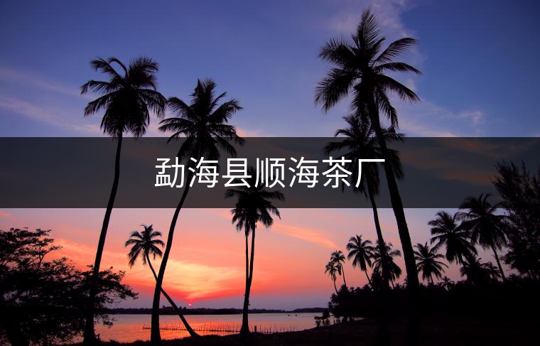 勐?？h順海茶廠(chǎng)