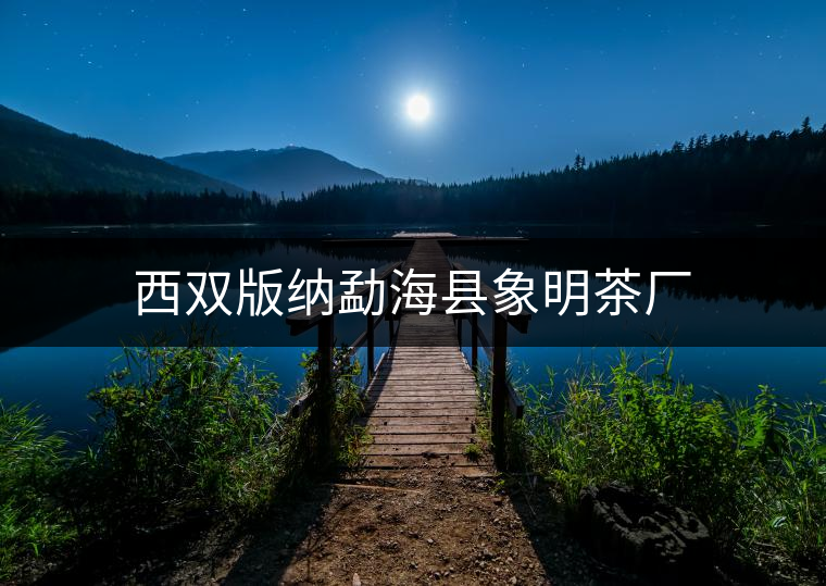 西雙版納勐?？h象明茶廠