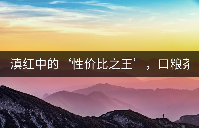 滇紅中的‘性價(jià)比之王’，口糧茶首選！