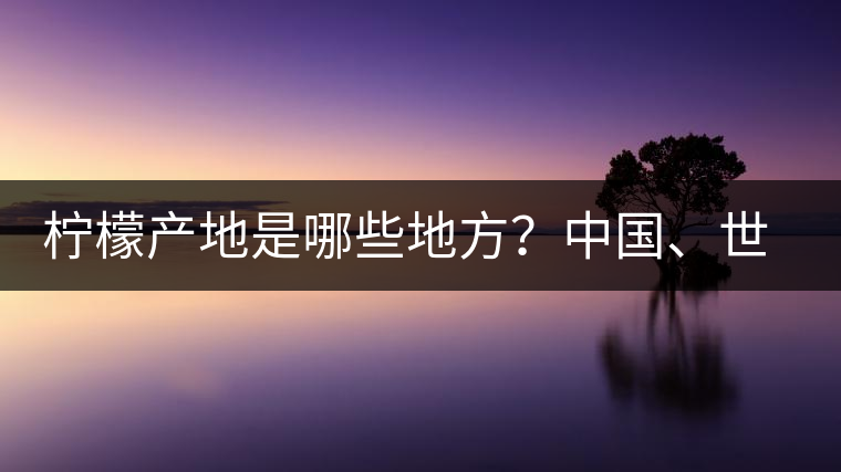 檸檬產(chǎn)地是哪些地方？中國(guó)、世界檸檬產(chǎn)地分布