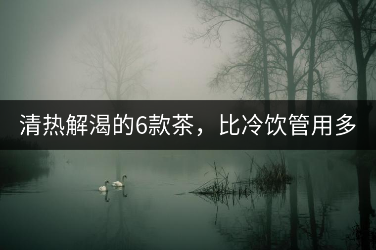 清熱解渴的6款茶，比冷飲管用多了！