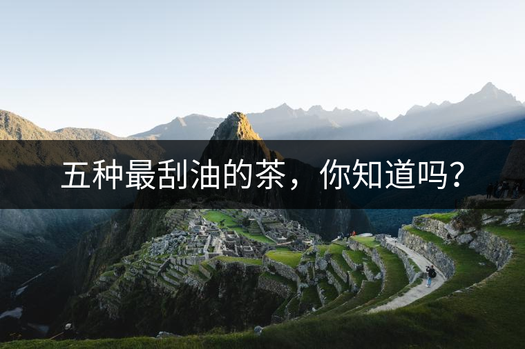 五種最刮油的茶，你知道嗎？
