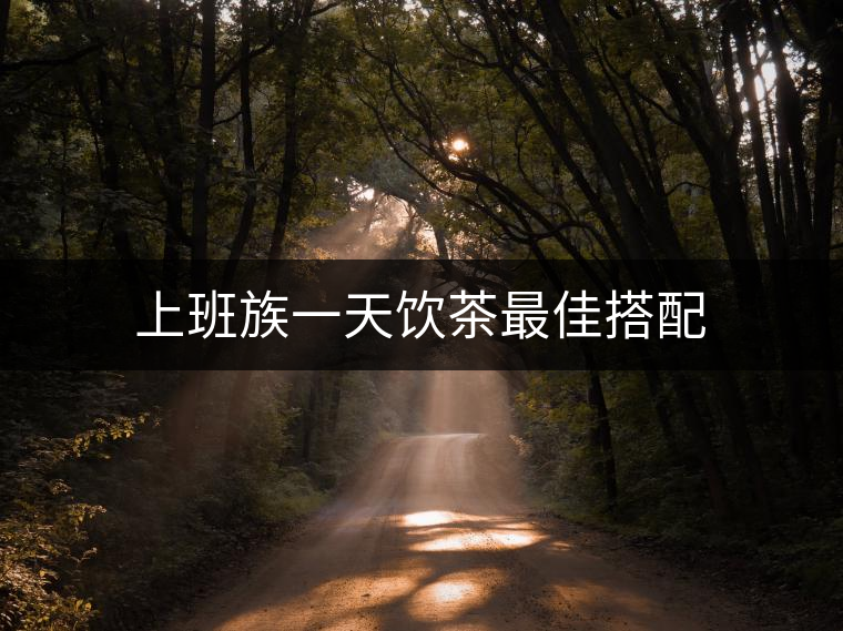 上班族一天飲茶最佳搭配