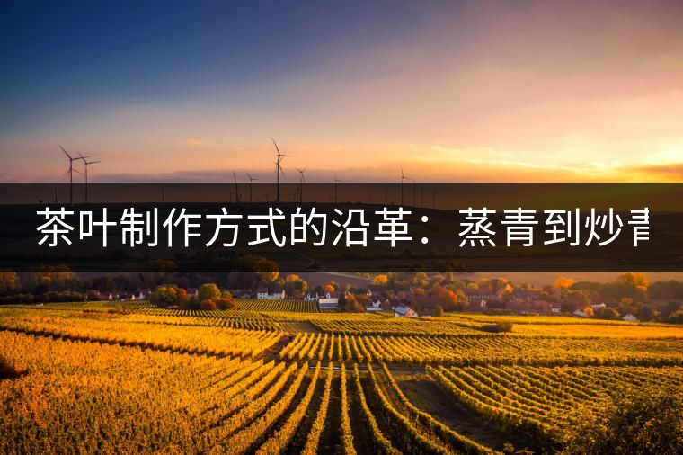 茶葉制作方式的沿革：蒸青到炒青！
