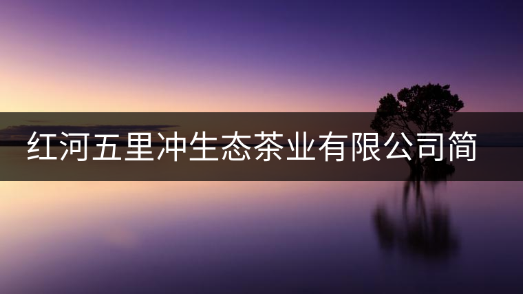 紅河五里沖生態(tài)茶業(yè)有限公司簡述