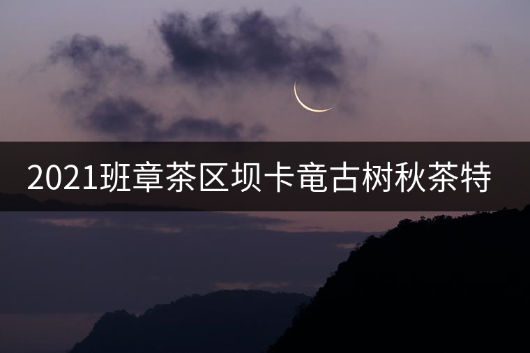 2021班章茶區(qū)壩卡竜古樹(shù)秋茶特點(diǎn)！