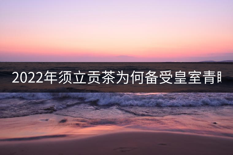 2022年須立貢茶為何備受皇室青睞!揭秘！