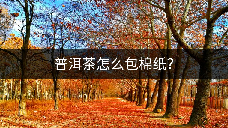 普洱茶怎么包棉紙？