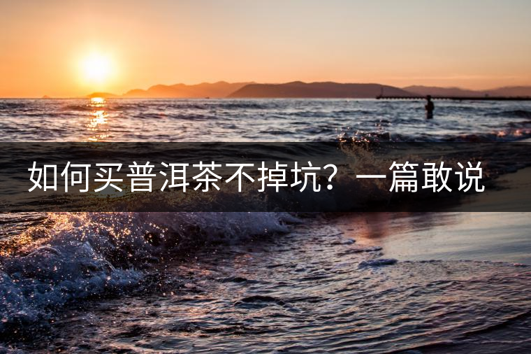 如何買普洱茶不掉坑？一篇敢說(shuō)真話的良心之作。