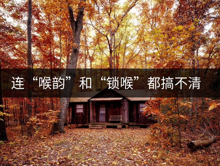 連“喉韻”和“鎖喉”都搞不清楚，就不要說懂普洱茶！