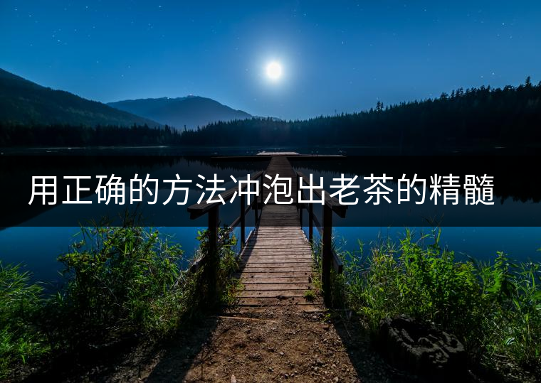 用正確的方法沖泡出老茶的精髓；評(píng)看普洱茶葉底也是一門手藝！