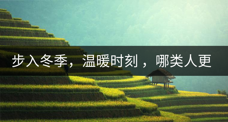 步入冬季，溫暖時(shí)刻 ，哪類人更適合 喝普洱熟茶