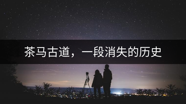 茶馬古道，一段消失的歷史