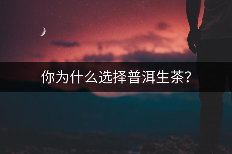 你為什么選擇普洱生茶？