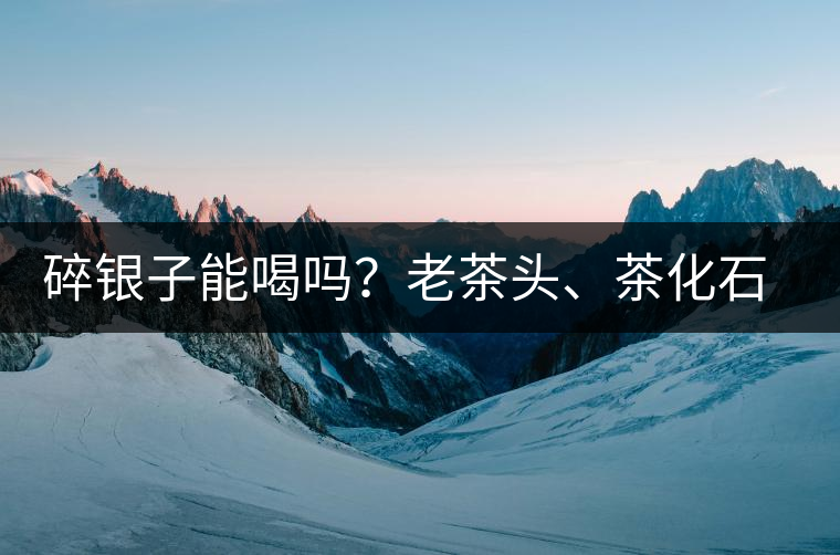 碎銀子能喝嗎？老茶頭、茶化石、碎銀子之間是什么關(guān)系？