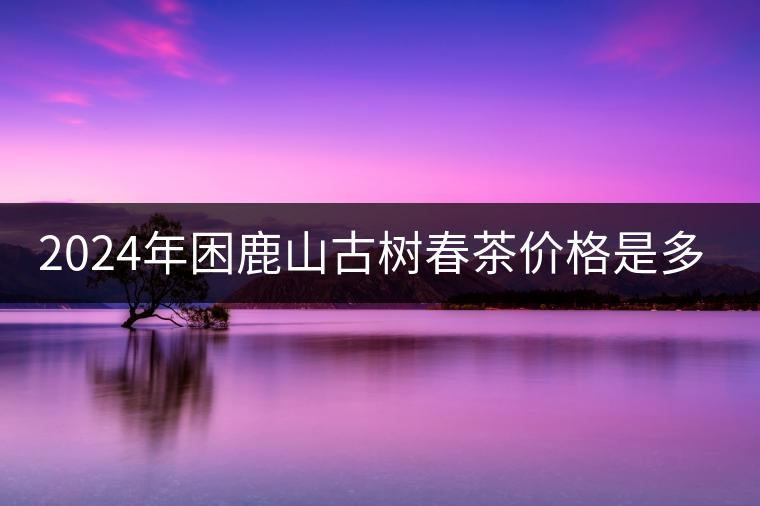 2024年困鹿山古樹春茶價(jià)格是多少？