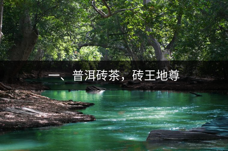 一、普洱磚茶，磚王地尊