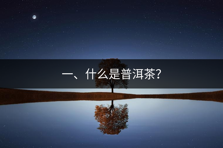 一、什么是普洱茶？