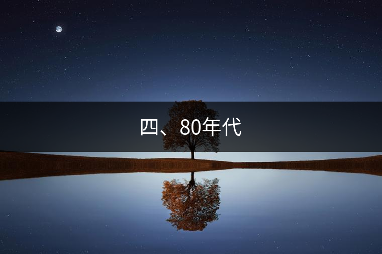 四、80年代