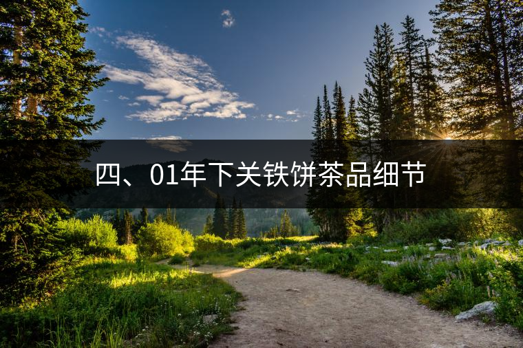 四、01年下關(guān)鐵餅茶品細節(jié)