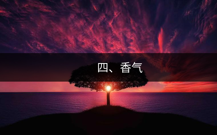 　　四、香氣