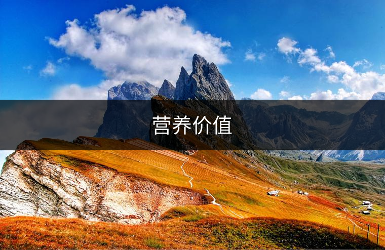 營養(yǎng)價(jià)值