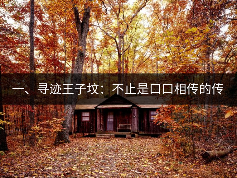 一、尋跡王子墳：不止是口口相傳的傳說，是刻在土地里的歷史