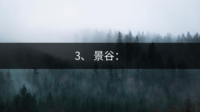 3、 景谷：?
